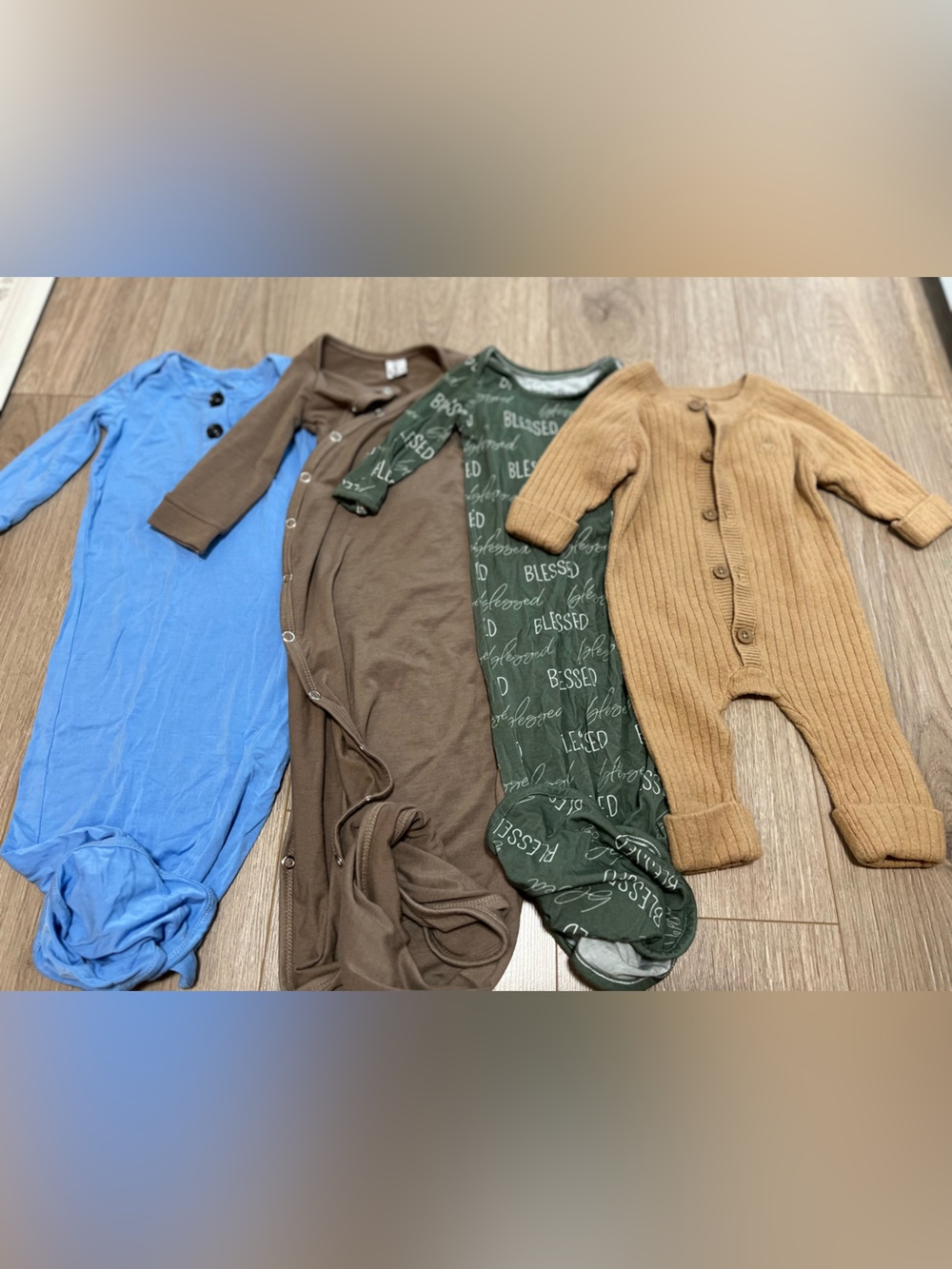 Baby Boy Newborn Bamboo Swaddle Gowns & Outfit